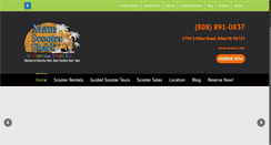 Desktop Screenshot of mauiscootershack.com